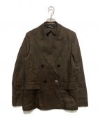 editionエディション）の古着「LINEN HERRINGBONE JACKET」｜ブラウン