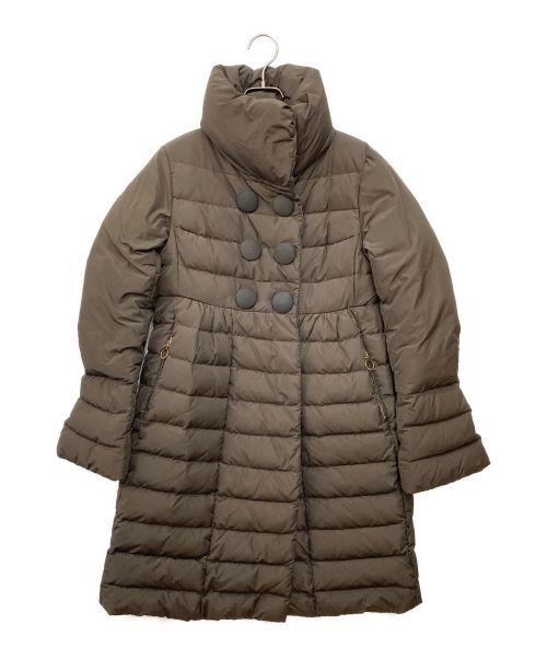 MONCLER（モンクレール）MONCLER (モンクレール) JOHANNA ダウンコート ブラウン サイズ:SIZE1の古着・服飾アイテム