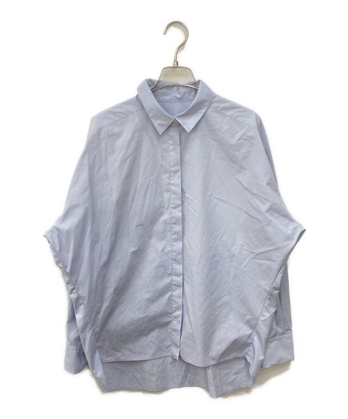 SOEJU（ソージュ）SOEJU (ソージュ) コクーンシャツ ブルー サイズ:Ｍの古着・服飾アイテム