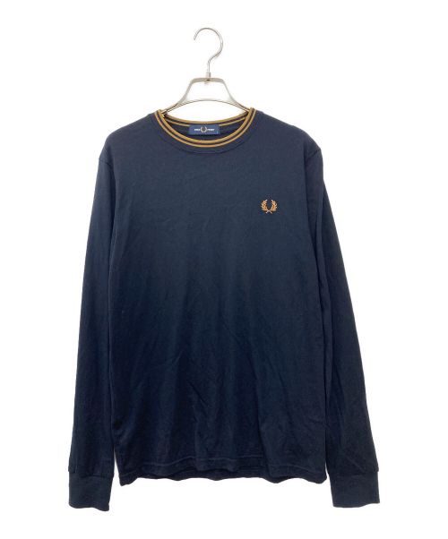 FRED PERRY（フレッドペリー）FRED PERRY (フレッドペリー) 長袖カットソー ネイビー サイズ:Sの古着・服飾アイテム