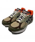 NEW BALANCEニューバランス）の古着「ローカットスニーカー」｜カーキ