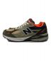 NEW BALANCE (ニューバランス) ローカットスニーカー カーキ サイズ:27.5㎝：17000円