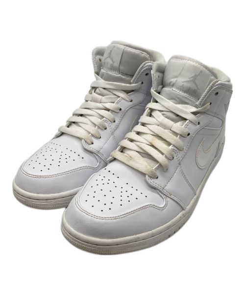 NIKE（ナイキ）NIKE (ナイキ) AIR JORDAN 1 MID ホワイト サイズ:26cmの古着・服飾アイテム