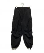 ARMY TWILLアーミーツイル）の古着「NYLON DUCK CARGO PANTS」｜ブラック