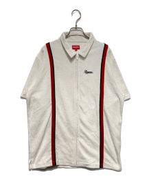 SUPREME（シュプリーム）の古着「Velour Warm Up S/S Shirts」｜ホワイト