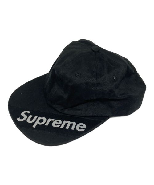 SUPREME（シュプリーム）SUPREME (シュプリーム) Visor Label 6-Panel ブラックの古着・服飾アイテム