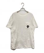 F.C.R.B.エフシーアールビー）の古着「BIG LOGO POCKET TEE」｜ホワイト