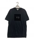 Y-3ワイスリー）の古着「SQUARE LOGO SHORT SLEEVE TEE」｜ブラック