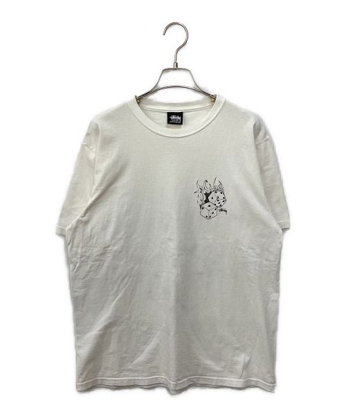 stussy（ステューシー）stussy (ステューシー) プリントTシャツ ホワイト サイズ:Ｍの古着・服飾アイテム