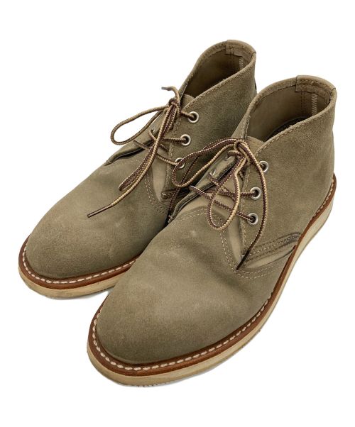 RED WING（レッドウィング）RED WING (レッドウィング) CHUKKA BOOTS ブラウン サイズ:不明の古着・服飾アイテム