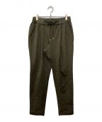 Junhashimotoジュンハシモト）の古着「JERSEY TROUSERS」｜カーキ