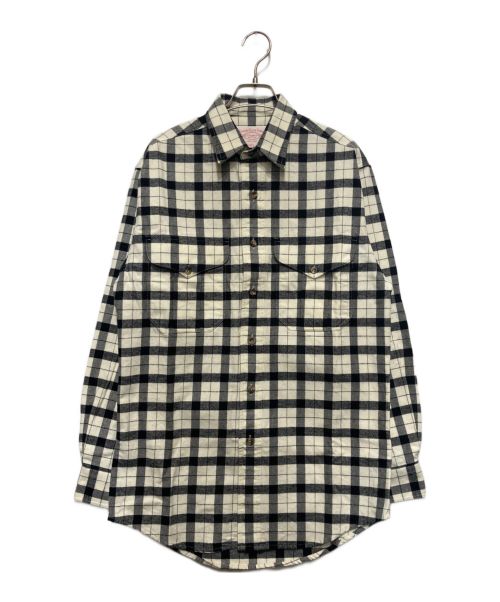 FILSON（フィルソン）FILSON (フィルソン) アラスカン ガイド シャツ ホワイト×ブラック サイズ:Sの古着・服飾アイテム