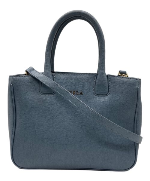 FURLA（フルラ）FURLA (フルラ) 2WAYバッグ ブルーの古着・服飾アイテム