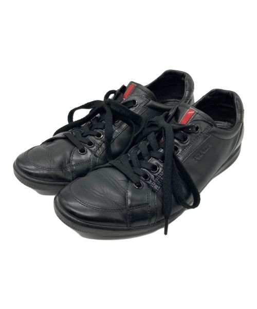 PRADA SPORTS（プラダスポーツ）PRADA SPORTS (プラダスポーツ) レザースニーカー ブラック サイズ:SIZE 9 1/2の古着・服飾アイテム