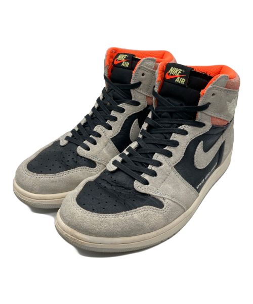 NIKE（ナイキ）NIKE (ナイキ) RETRO HIGH OG NEUTRAL GREY グレー×ブラック サイズ:27㎝の古着・服飾アイテム