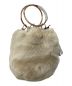 HER LIP TO (ハーリップトゥ) Crystal Faux Fur Mini Bag　クリスタルフェイクファーミニバッグ ベージュ：6000円