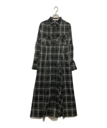 HER LIP TO（ハーリップトゥ）の古着「Pleats Long Dress」｜ブラック