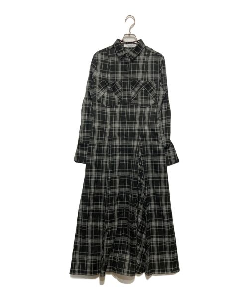 HER LIP TO（ハーリップトゥ）Her lip to (ハーリップトゥ) Pleats Long Dress ブラック サイズ:Ⅿの古着・服飾アイテム