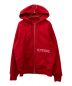 SUPREME（シュプリーム）の古着「19AW Thermal Zip Up Hooded Sweat　19AW　サーマルジップアップ　フーデッドスウェット」｜レッド