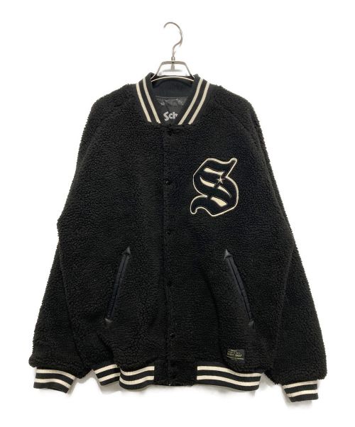 Schott（ショット）Schott (ショット) BOA STADIUM JACKET ブラック サイズ:Lの古着・服飾アイテム