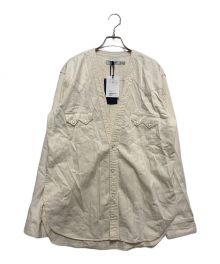 nonnative（ノンネイティブ）の古着「RANCHER SHIRT JACKET COTTON 8oz DENIM OW」｜アイボリー