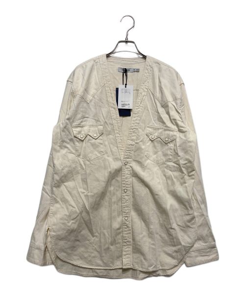 nonnative（ノンネイティブ）nonnative (ノンネイティブ) RANCHER SHIRT JACKET COTTON 8oz DENIM OW アイボリー サイズ:SIZE2の古着・服飾アイテム