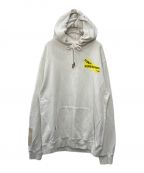 OFFWHITEオフホワイト）の古着「Fire Tape Hoodie　ファイアーテープ　フーディー」｜ホワイト