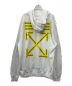 OFFWHITE (オフホワイト) Fire Tape Hoodie　ファイアーテープ　フーディー ホワイト サイズ:M：7000円