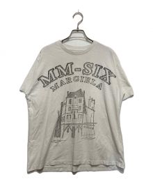 MM6 Maison Margiela（エムエムシックス メゾンマルジェラ）の古着「プリントTシャツ」｜ホワイト