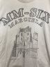 中古・古着 MM6 Maison Margiela (エムエムシックス メゾンマルジェラ) プリントTシャツ ホワイト サイズ:XS：11000円