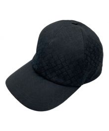 BOTTEGA VENETA（ボッテガベネタ）の古着「Intrecciato Cap」｜ブラック