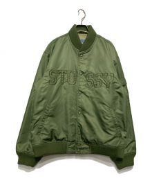 stussy（ステューシー）の古着「90'sロゴMA-1ジャケット」｜オリーブ