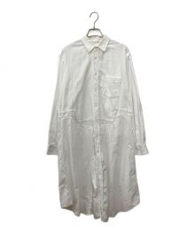 COMME des GARCONS SHIRT（コムデギャルソンシャツ）の古着「ロングシャツ」｜ホワイト