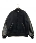 COOTIEクーティー）の古着「Wool Melton Error Fit Stadium Jacket」｜ブラック