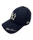 New Era×POLO RALPH LAURENニューエラ×ポロ・ラルフローレン）の古着「キャップ」｜ブラック