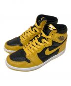 NIKEナイキ）の古着「Air Jordan 1 High OG Pollen 　エアジョーダン1 ハイ OG パラン」｜イエロー×ブラック