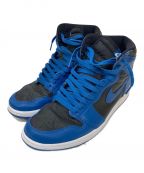 NIKEナイキ）の古着「Air Jordan 1 Retro High OG Dark Marina Blue」｜ブルー×ブラック