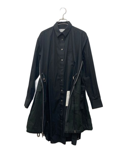 sacai（サカイ）sacai (サカイ) サイドジップワンピース ブラック サイズ:SIZE1の古着・服飾アイテム