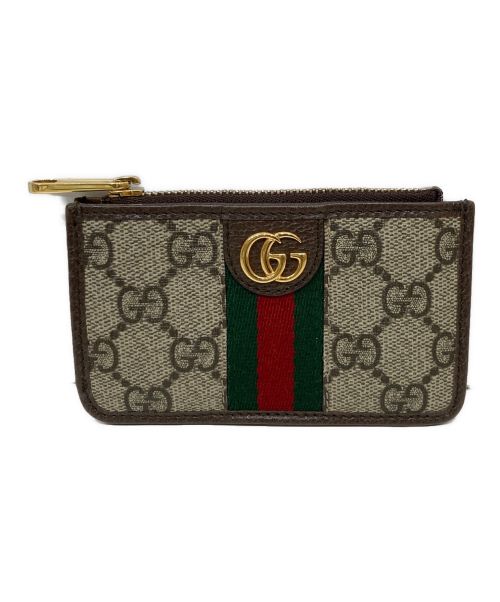 GUCCI（グッチ）GUCCI (グッチ) オフディアコインケース ブラウンの古着・服飾アイテム