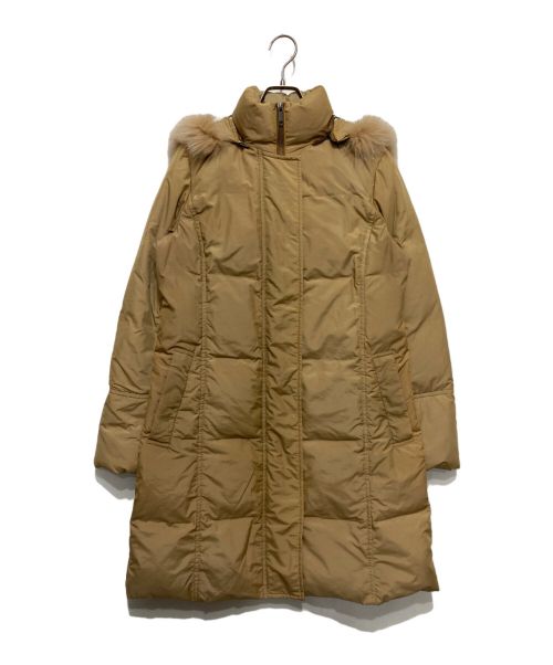 BURBERRY LONDON（バーバリーロンドン）BURBERRY LONDON (バーバリーロンドン) 裏ノヴァチェックダウンコート ベージュ サイズ:SIZE38の古着・服飾アイテム