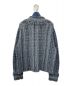 BEAMS BOY (ビームスボーイ) maturely Knit Tweed Fringe Jacket ブルー サイズ:不明：8000円