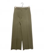 theoryセオリー）の古着「TRACEABLE WOOL RELAXED TROUSER」｜グリーン