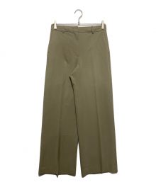 theory（セオリー）の古着「TRACEABLE WOOL RELAXED TROUSER」｜グリーン