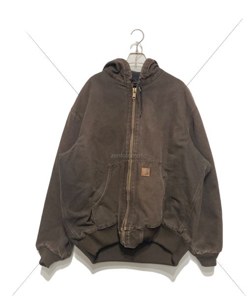 CarHartt（カーハート）CarHartt (カーハート) アクティブパーカー ブラウン サイズ:XLの古着・服飾アイテム