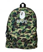 A BATHING APEアベイシングエイプ）の古着「CAMO DAYPACK」｜カーキ