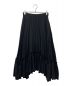 CLANE（クラネ）の古着「FRILL PLEAT VOLUME SKIRT」｜ブラック