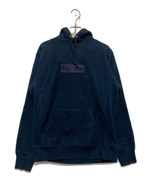 SUPREME（シュプリーム）Supreme (シュプリーム) Box Logo Hooded Sweatshirt ネイビー サイズ:Sの古着・服飾アイテム