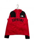 SUPREME×THE NORTH FACEシュプリーム×ザ ノース フェイス）の古着「Arc Logo Mountain Parka」｜レッド×ブラック