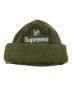 中古・古着 Supreme (シュプリーム) New Era (ニューエラ) Cross Box Logo Beanie オリーブ：8000円