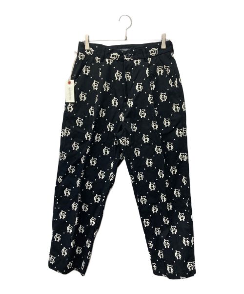 GLAD HAND（グラッドハンド）GLAD HAND (グラッドハンド) FAMILY CREST - SLACKS　ファミリークレスト　スラックス ブラック サイズ:Mの古着・服飾アイテム